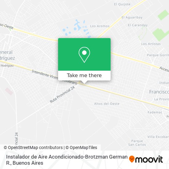 Instalador de Aire Acondicionado-Brotzman German R. map