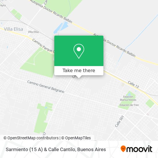 Sarmiento (15 A) & Calle Cantilo map