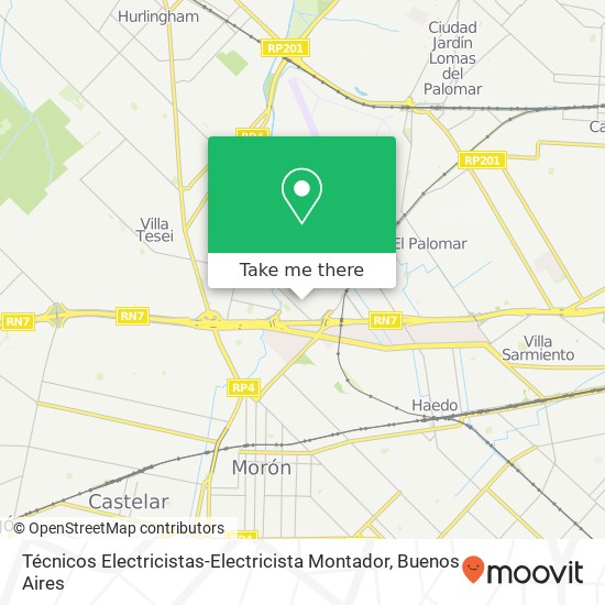 Técnicos Electricistas-Electricista Montador map