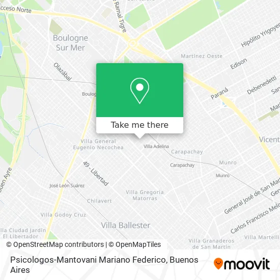 Mapa de Psicologos-Mantovani Mariano Federico