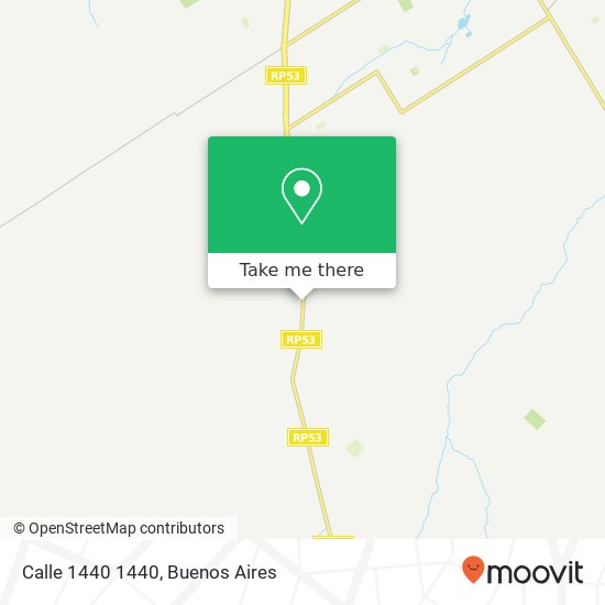 Calle 1440 1440 map