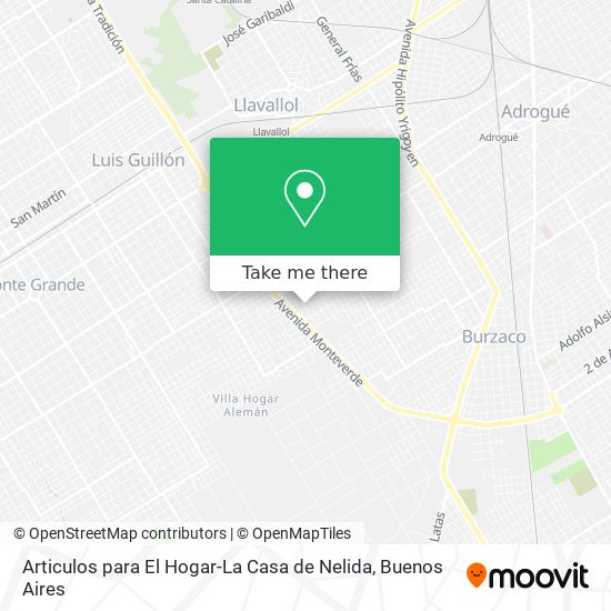 Articulos para El Hogar-La Casa de Nelida map