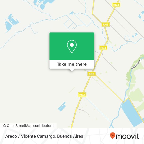 Areco / Vicente Camargo map