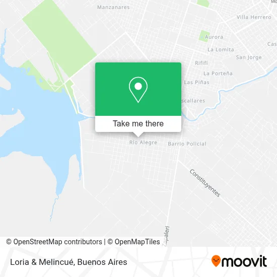 Loria & Melincué map