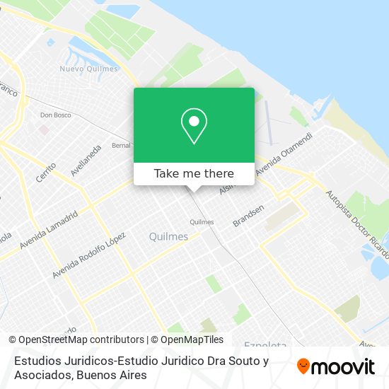 Mapa de Estudios Juridicos-Estudio Juridico Dra Souto y Asociados