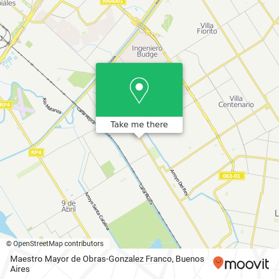 Maestro Mayor de Obras-Gonzalez Franco map