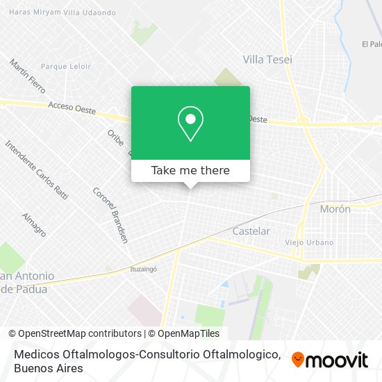 Medicos Oftalmologos-Consultorio Oftalmologico map