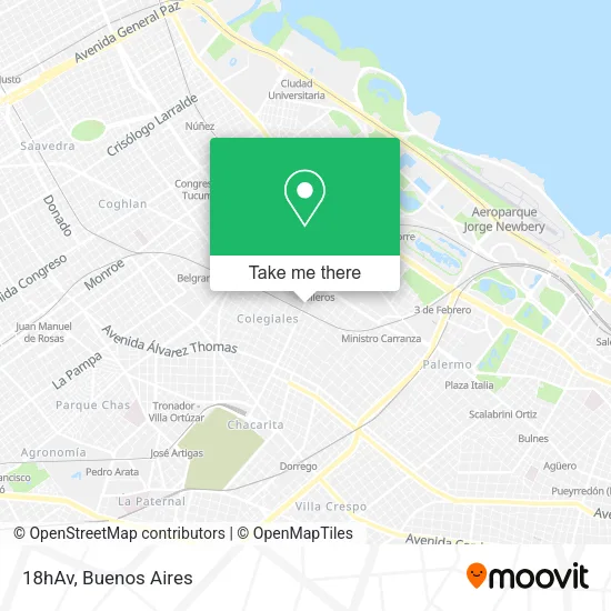 Mapa de 18hAv