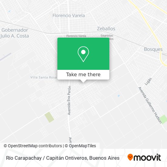 Río Carapachay / Capitán Ontiveros map