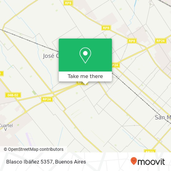 Blasco Ibáñez 5357 map
