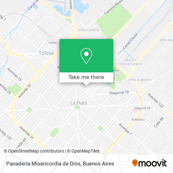 Panadería Misericordia de Diós map