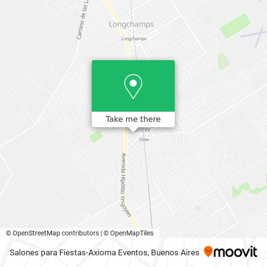 Salones para Fiestas-Axioma Eventos map
