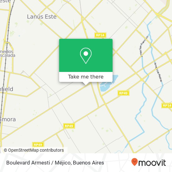 Mapa de Boulevard Armesti / Méjico