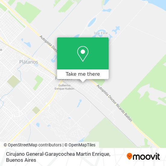 Cirujano General-Garaycochea Martin Enrique map