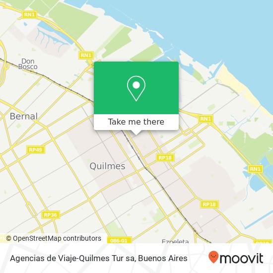 Agencias de Viaje-Quilmes Tur sa map