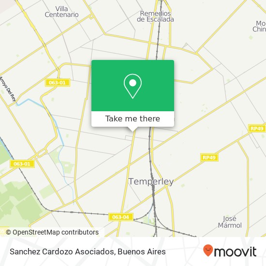 Sanchez Cardozo Asociados map