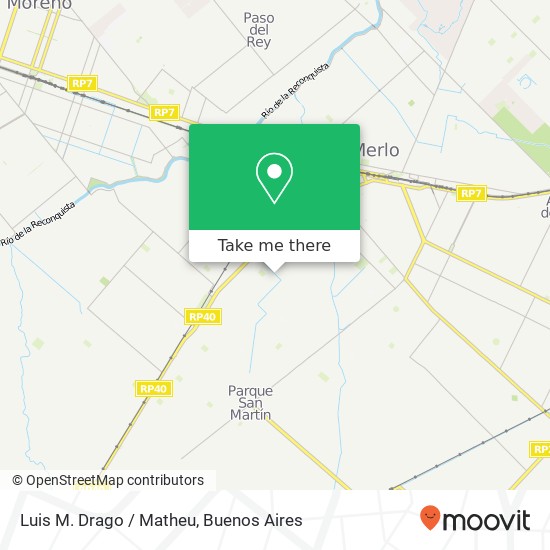 Luis M. Drago / Matheu map