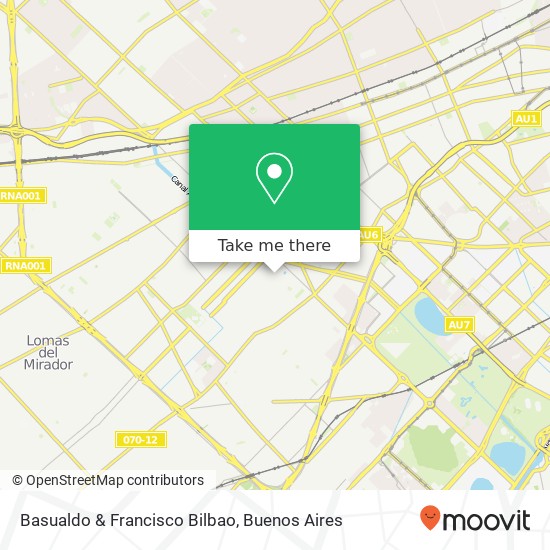 Basualdo & Francisco Bilbao map