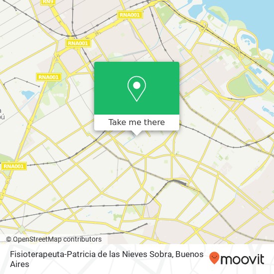 Mapa de Fisioterapeuta-Patricia de las Nieves Sobra