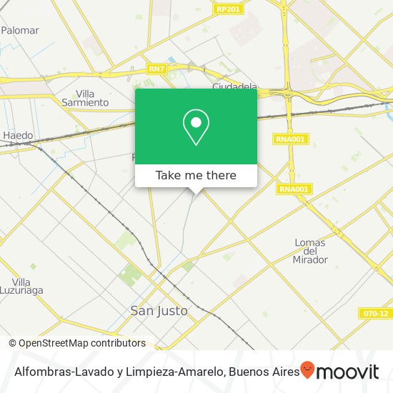 Alfombras-Lavado y Limpieza-Amarelo map