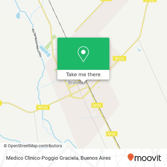 Medico Clinico-Poggio Graciela map