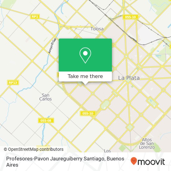 Mapa de Profesores-Pavon Jaureguiberry Santiago