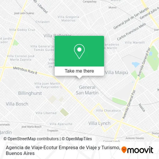Agencia de Viaje-Ecotur Empresa de Viaje y Turismo map