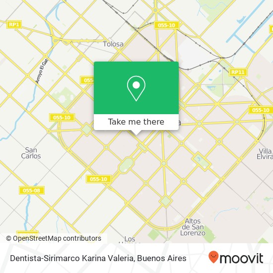 Dentista-Sirimarco Karina Valeria map