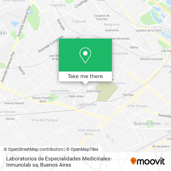 Laboratorios de Especialidades Medicinales-Inmunolab sa map