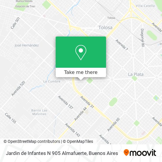 Jardin de Infantes N 905 Almafuerte map