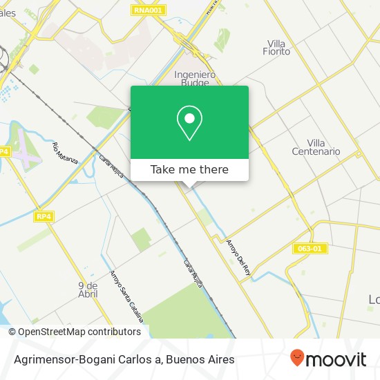 Agrimensor-Bogani Carlos a map