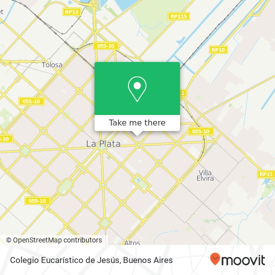 Colegio Eucarístico de Jesús map