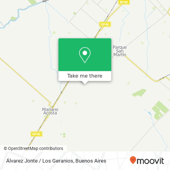 Álvarez Jonte / Los Geranios map