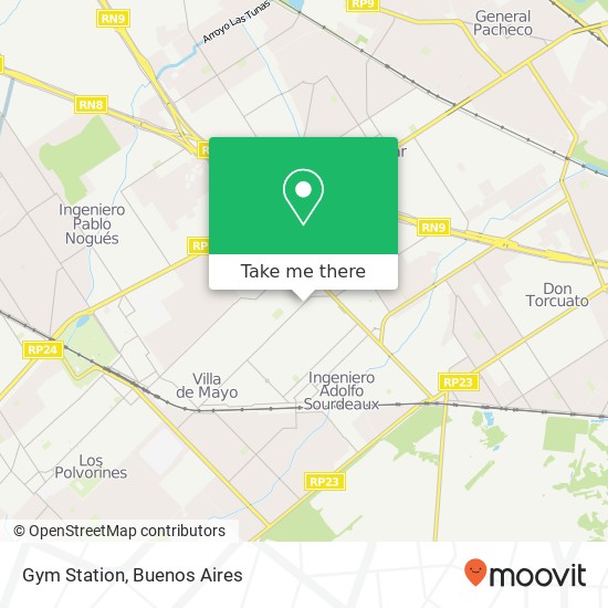 Gym Station map