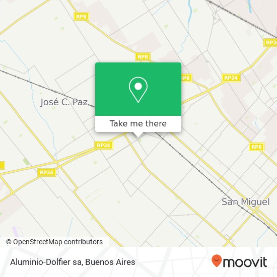 Mapa de Aluminio-Dolfier sa