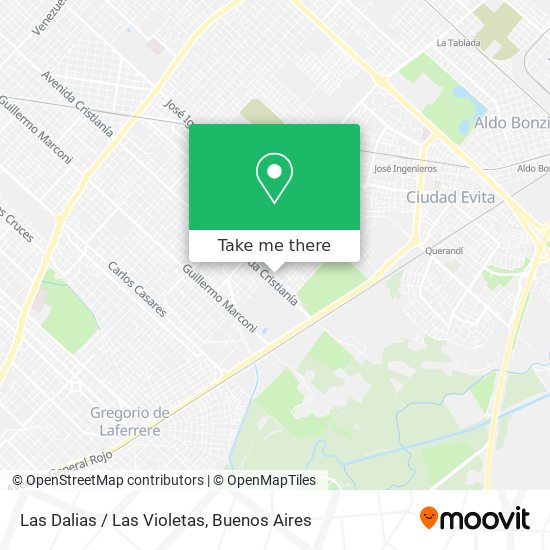 Las Dalias / Las Violetas map