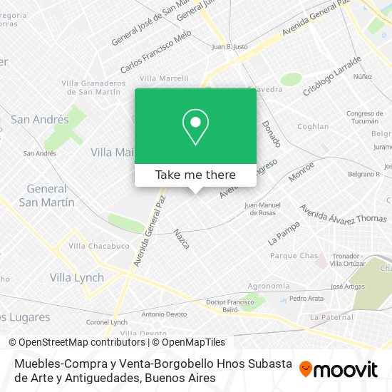 Mapa de Muebles-Compra y Venta-Borgobello Hnos Subasta de Arte y Antiguedades