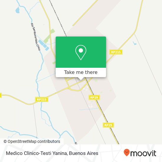 Medico Clinico-Testi Yanina map