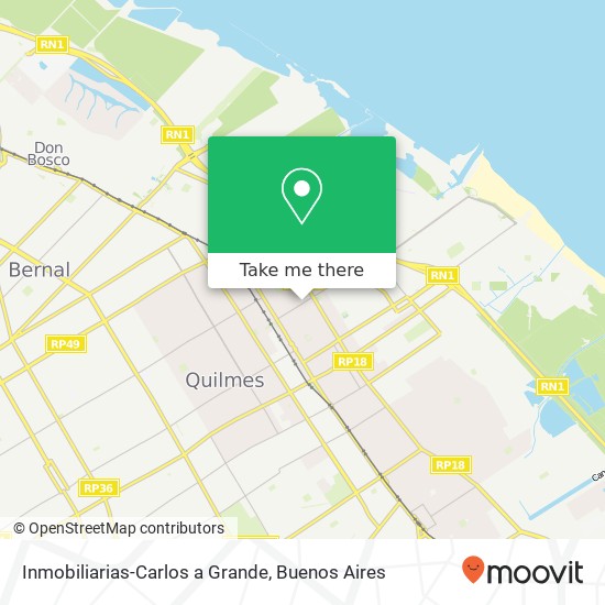 Inmobiliarias-Carlos a Grande map