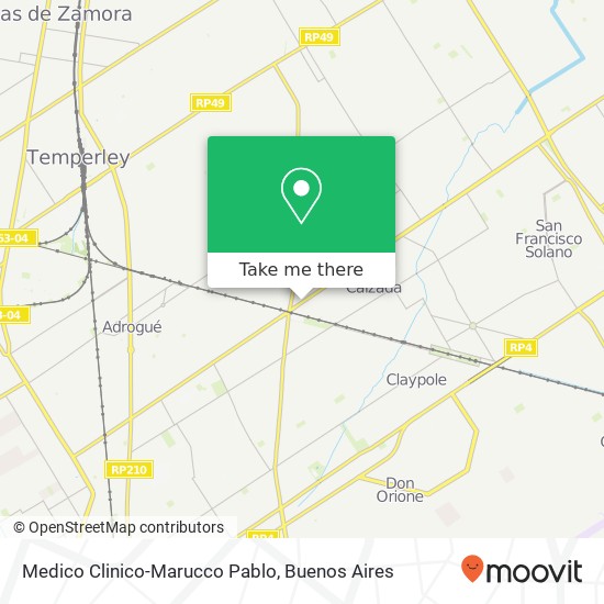 Medico Clinico-Marucco Pablo map