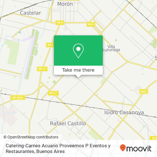 Catering-Carnes Acuario Proveemos P Eventos y Restaurantes map