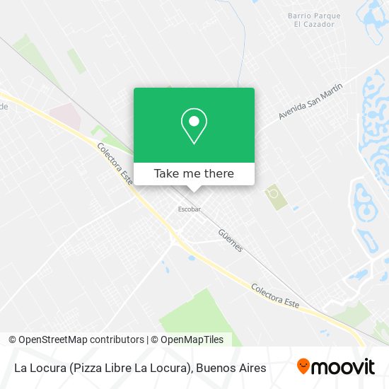 Mapa de La Locura (Pizza Libre La Locura)