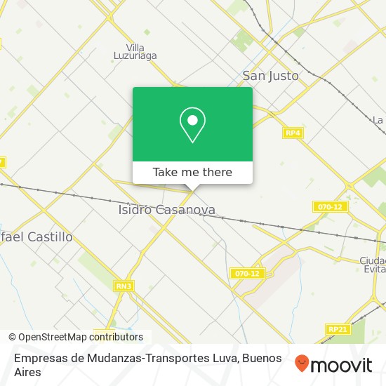 Empresas de Mudanzas-Transportes Luva map