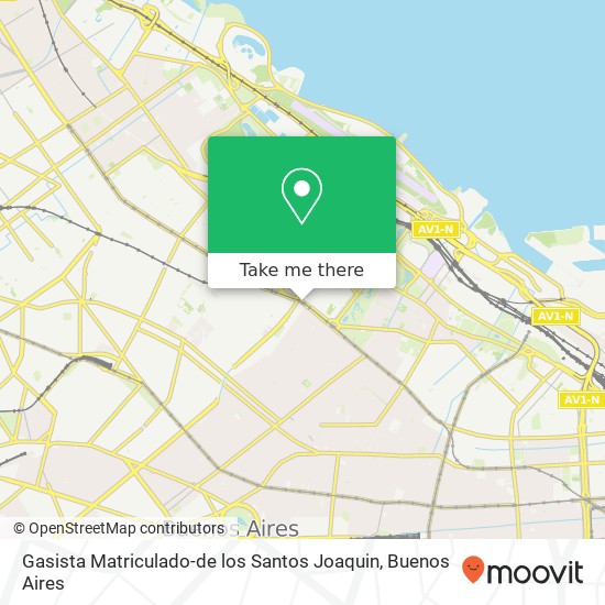 Gasista Matriculado-de los Santos Joaquin map