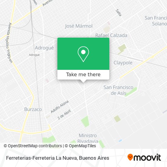 Ferreterias-Ferreteria La Nueva map