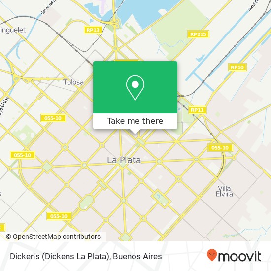 Mapa de Dicken's (Dickens La Plata)