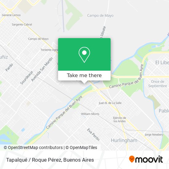 Tapalqué / Roque Pérez map