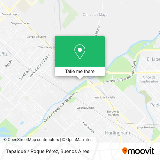 Mapa de Tapalqué / Roque Pérez