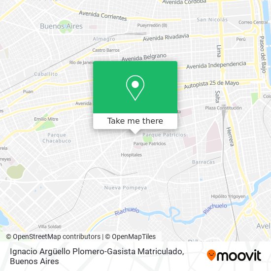 Ignacio Argüello Plomero-Gasista Matriculado map