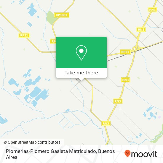 Plomerias-Plomero Gasista Matriculado map